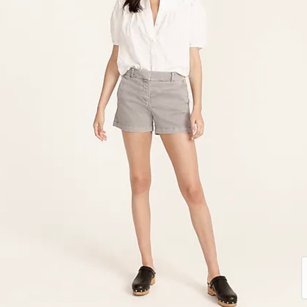 J Crew Women’s Chino Shorts Thigh length Size 10